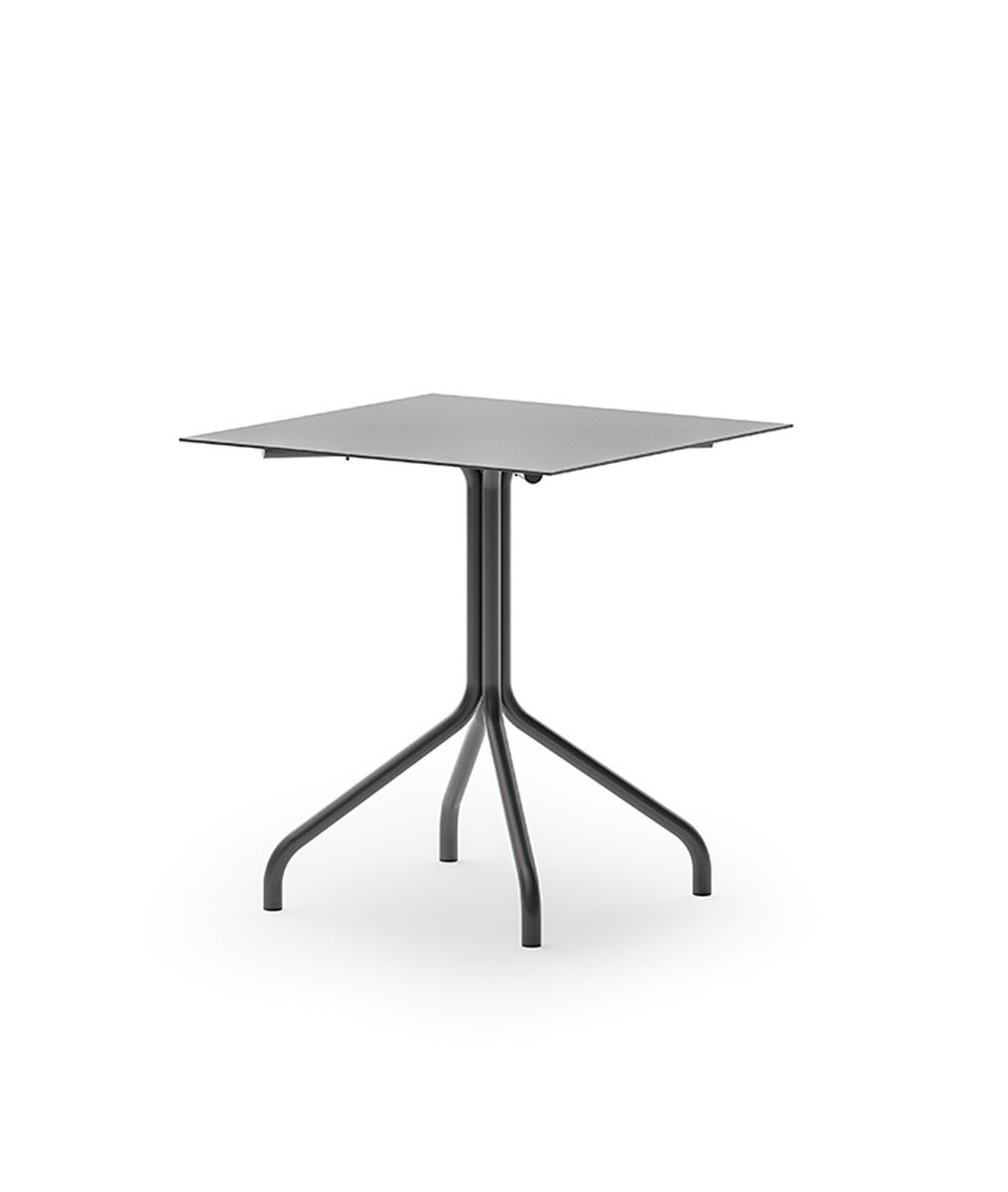 Unopiù | Tavolo Salò quadrato in alluminio