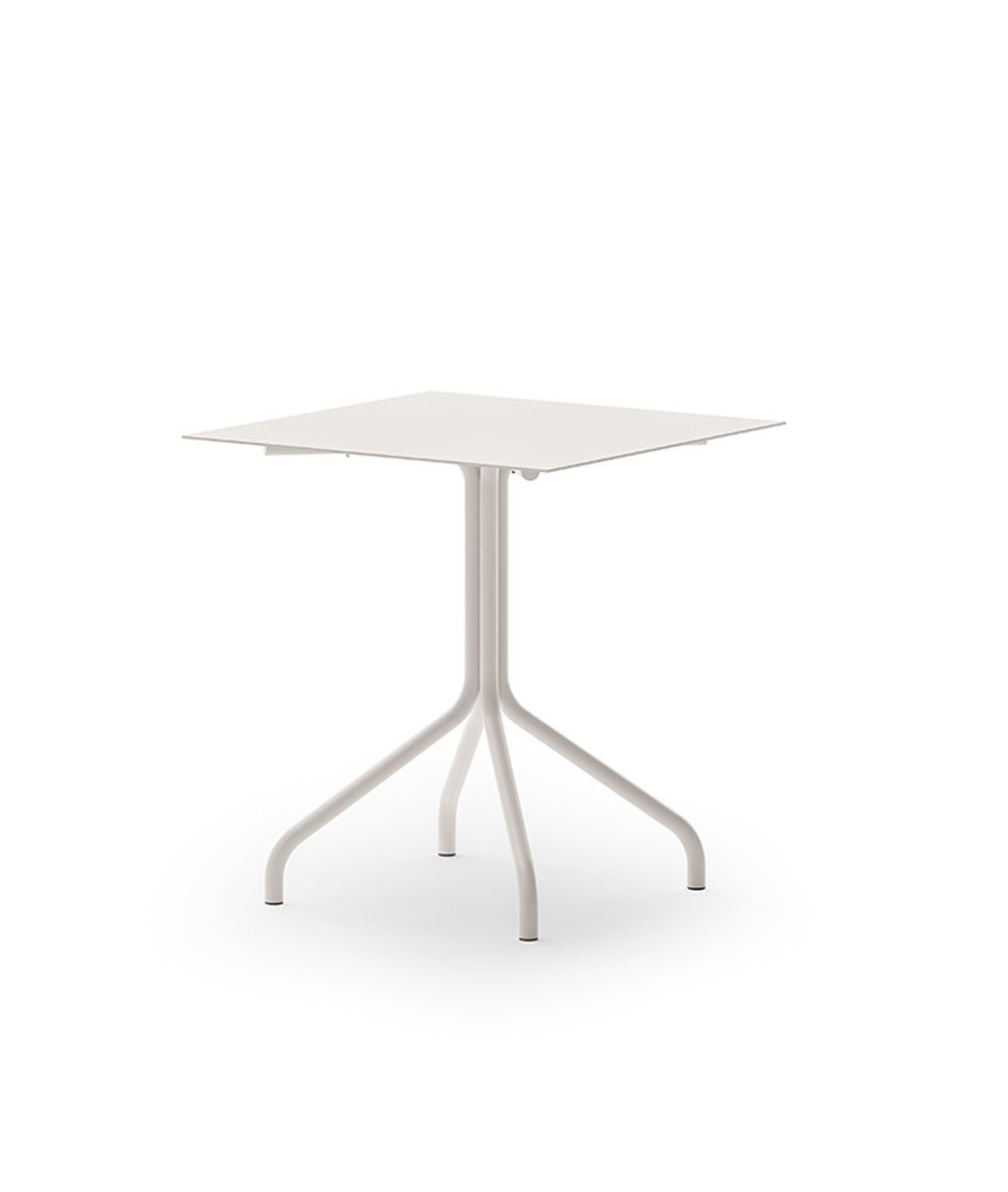Unopiù | Tavolo Salò quadrato in alluminio