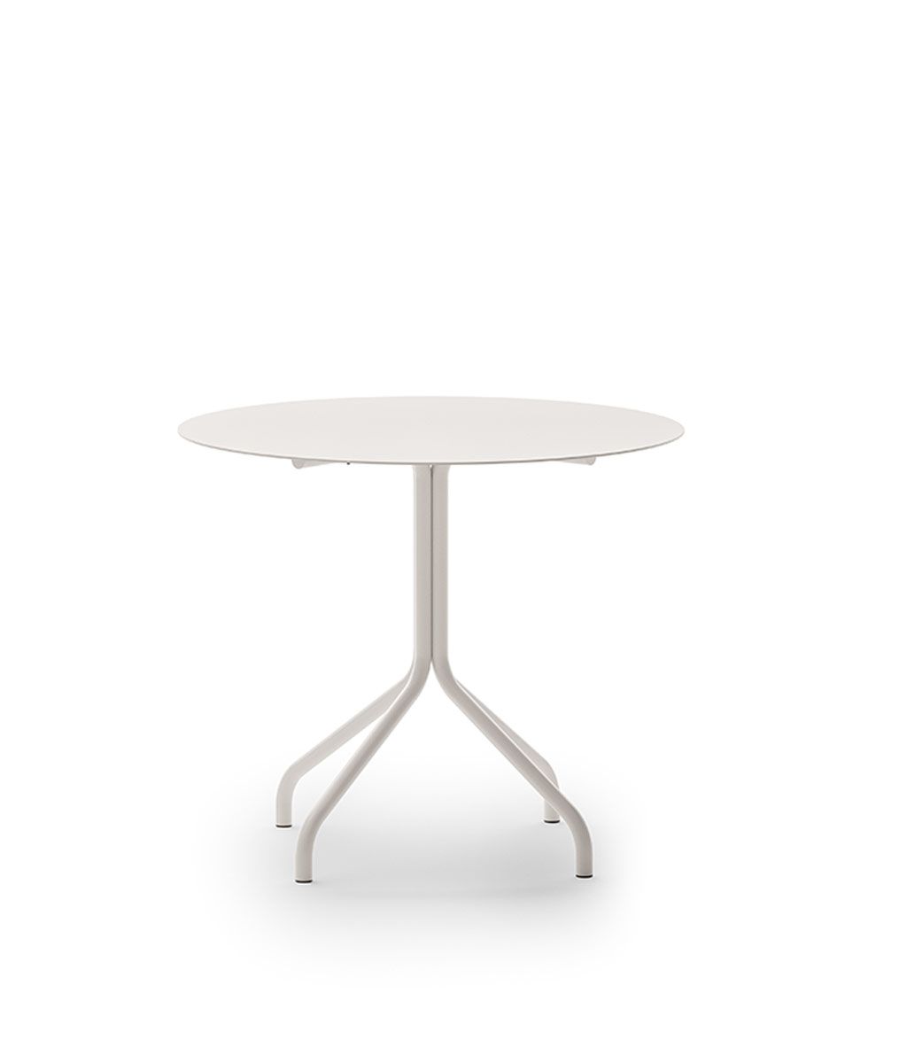 Unopiù | Tavolo Salò rotondo in alluminio