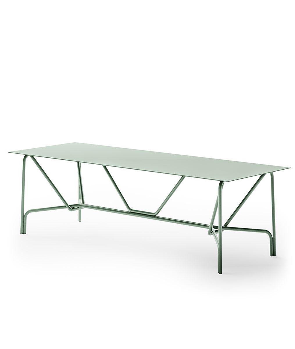 Unopiù | Tavolo Salò rettangolare in alluminio 279 cm