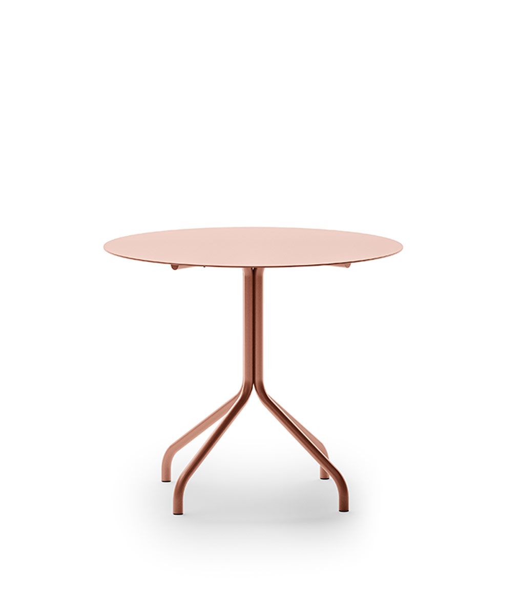 Unopiù | Tavolo Salò rotondo in alluminio