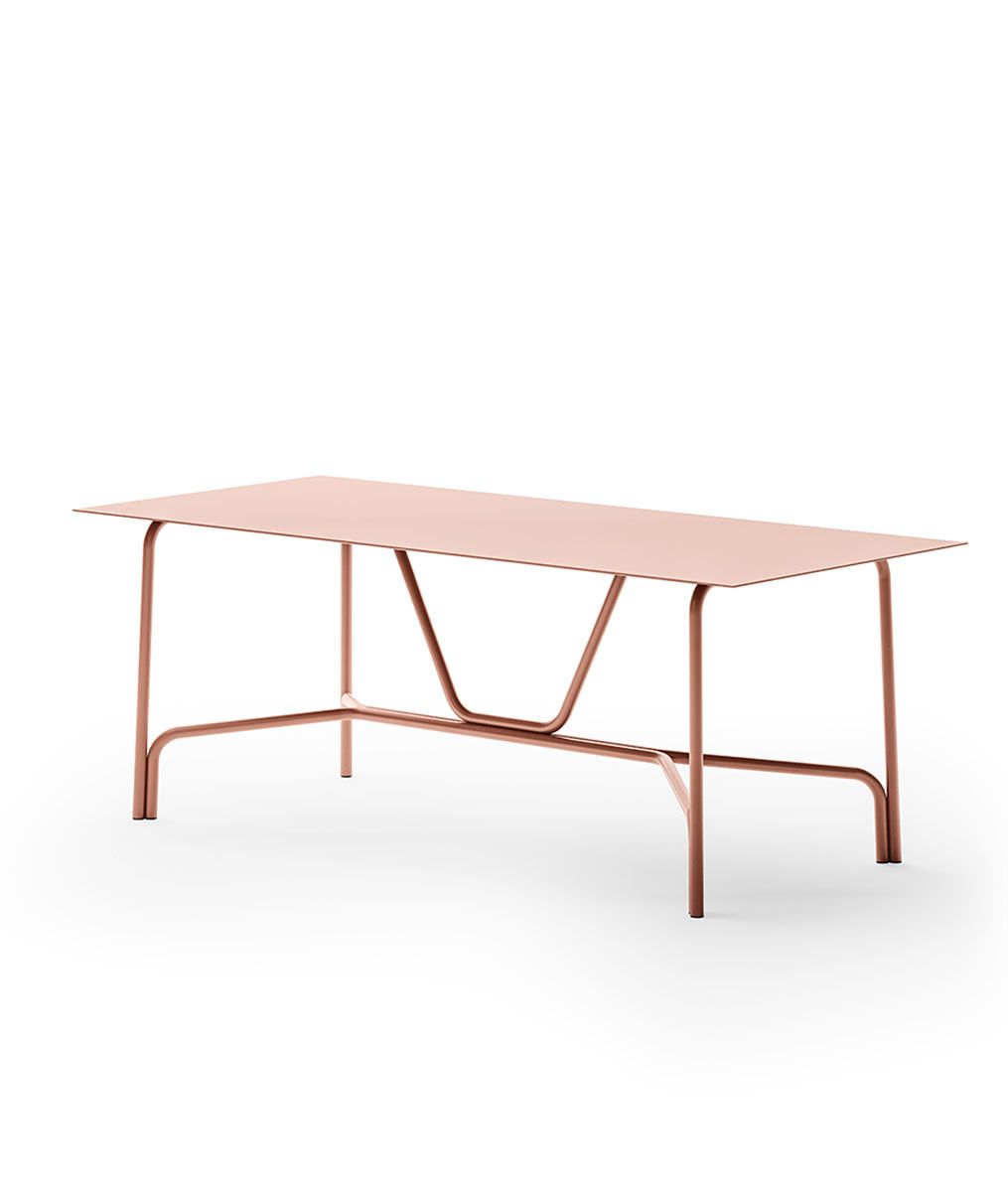 Unopiù | Tavolo Salò rettangolare in alluminio 203 cm