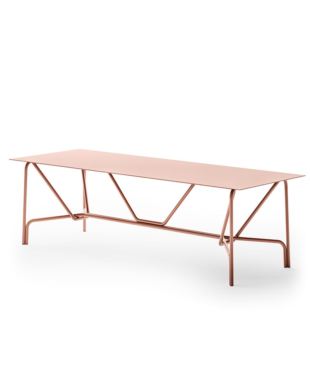 Unopiù | Tavolo Salò rettangolare in alluminio 279 cm