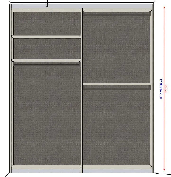 Armadio Core Caccaro con ante scorrevoli