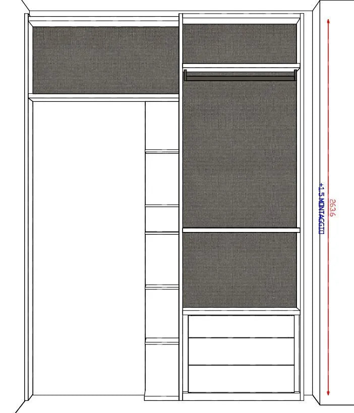 Armadio modello Core Caccaro