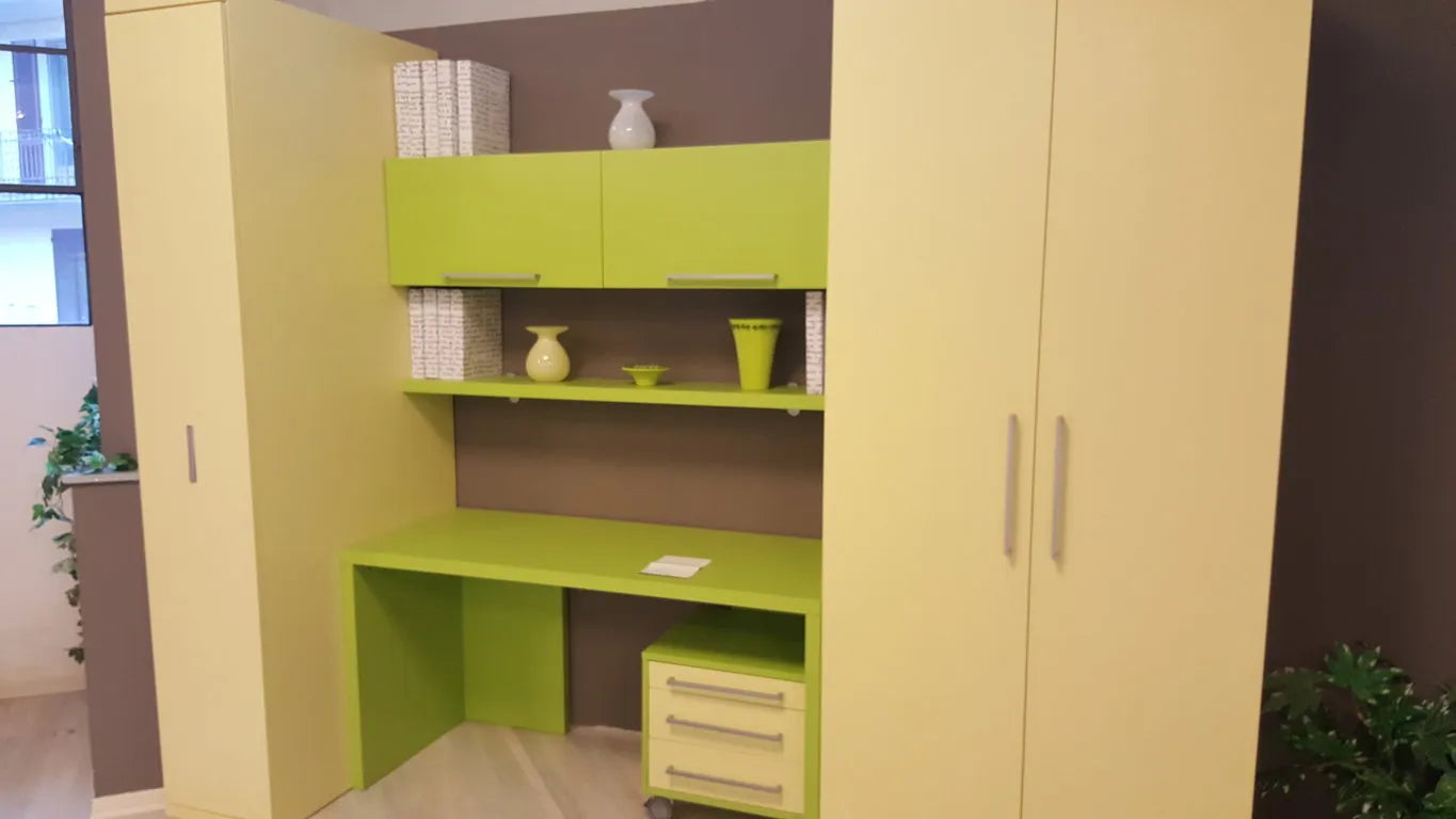 Cameretta Slide con letto e scrivania