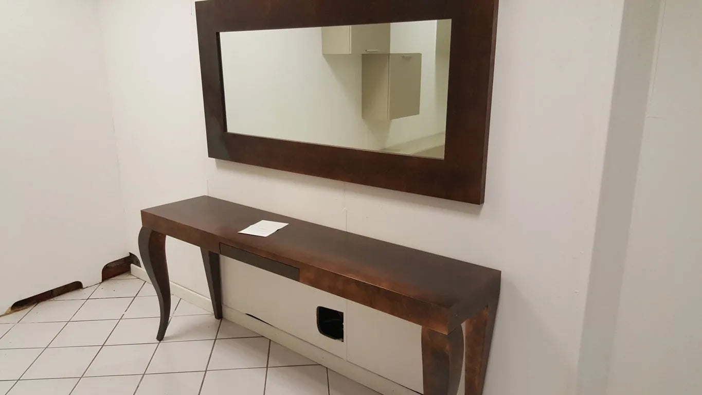 Consolle + specchio anticato