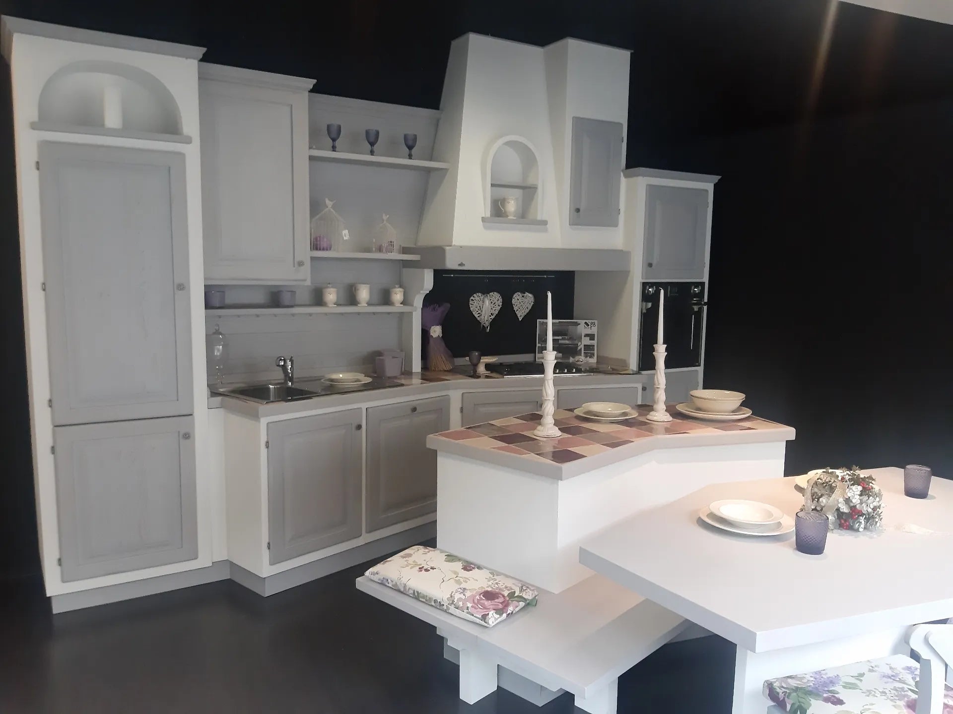 Cucina in muratura ad isola Zappalorto