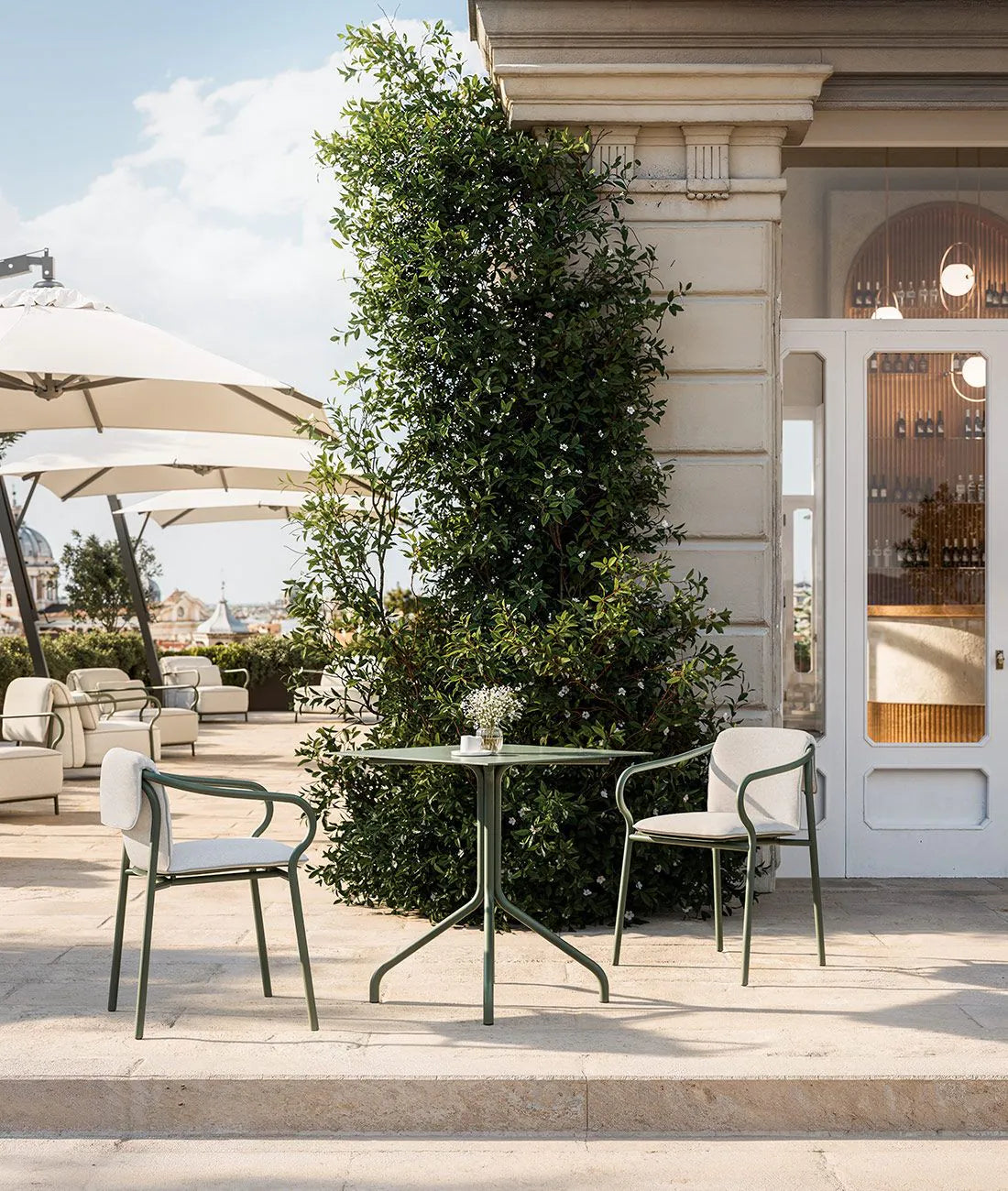 Unopiù | Sedia Salò senza cuscini