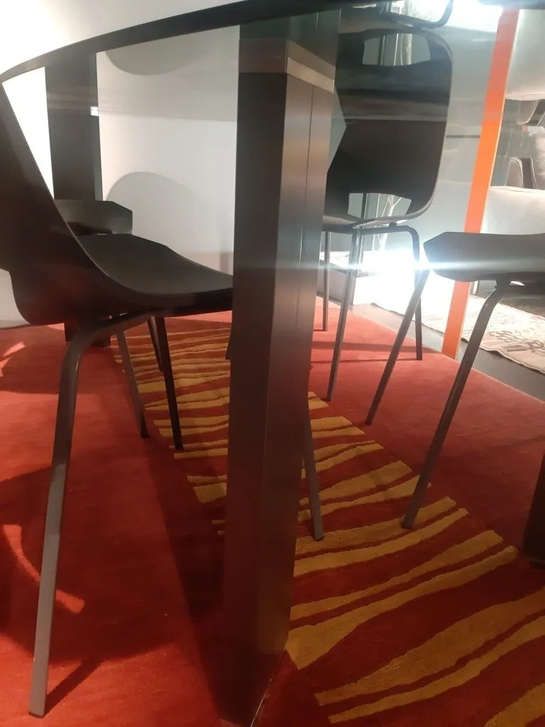 Tavolo in vetro ellittico Taul Misuraemme