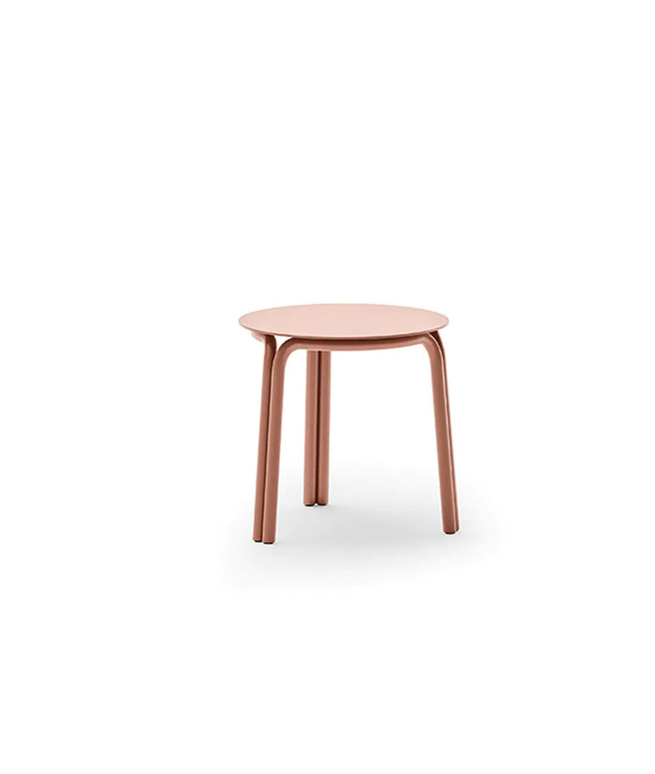 Unopiù | Tavolo basso rotondo Salò in alluminio 45 cm
