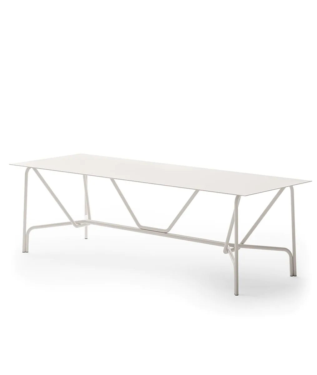 Unopiù | Tavolo Salò rettangolare in alluminio 279 cm