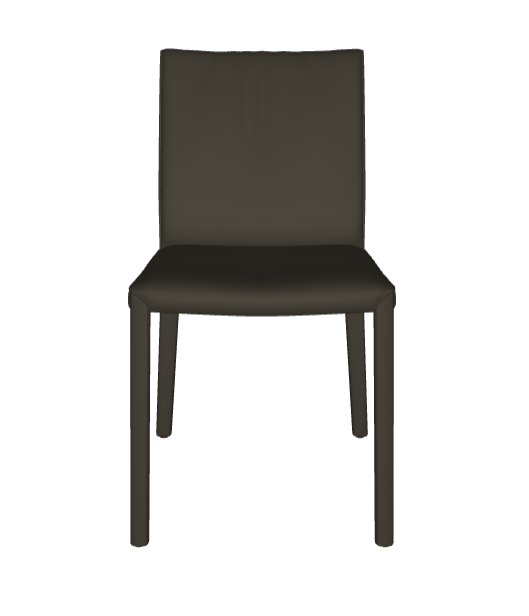 Sedia Italia Cattelan - struttura in acciaio e rivestimento in tessuto, synthetic nubuck, micro nubuck, ecopelle o pelle