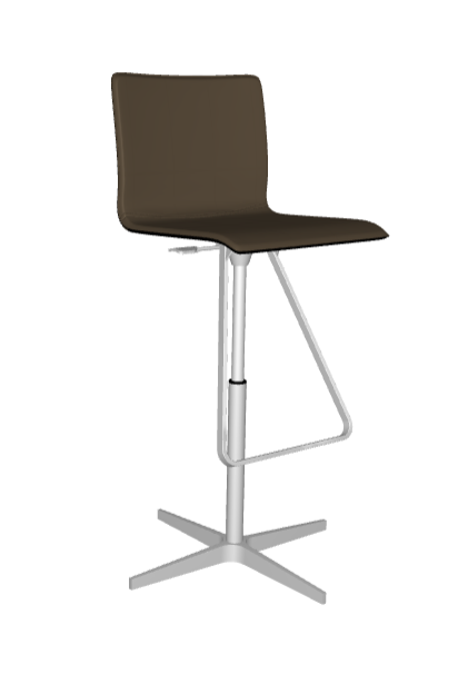 Sgabello Toto X Cattelan - sgabello ultraleggero regolabile in altezza e girevole