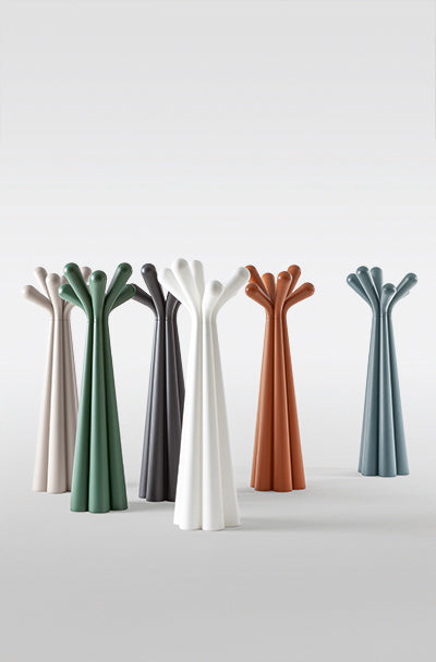 Appendiabiti Anemone Bonaldo - struttura in plastica oppure interamente rivestita in tessuto