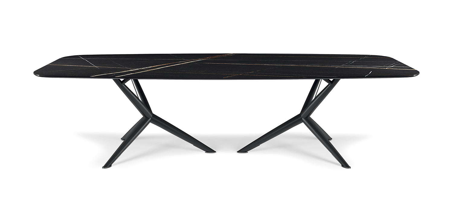 Tavolo Atlantis Keramik Cattelan - base in acciaio e piano in ceramica  ( 300x120x75h)