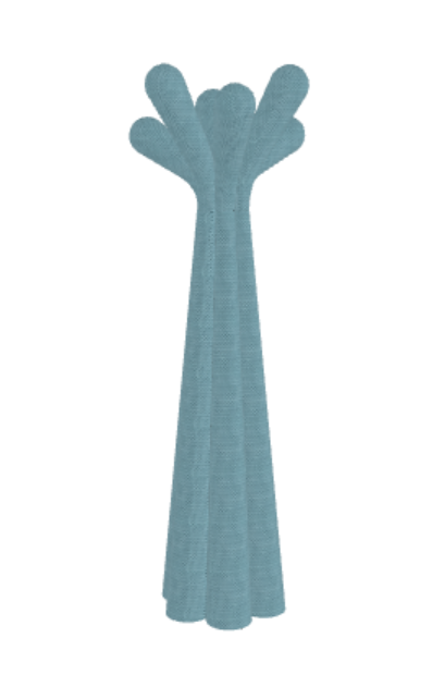 Appendiabiti Anemone Bonaldo - struttura in plastica oppure interamente rivestita in tessuto