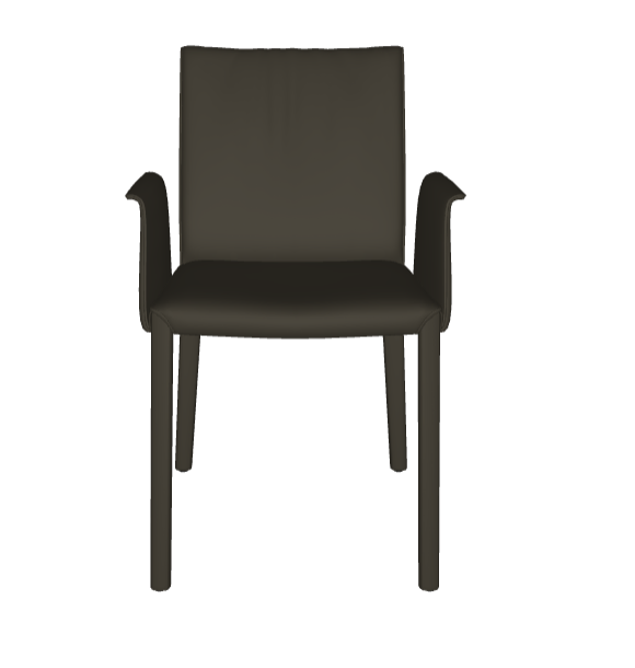 Sedia Italia Cattelan - struttura in acciaio e rivestimento in tessuto, synthetic nubuck, micro nubuck, ecopelle o pelle