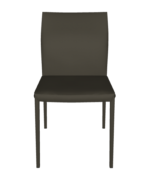 Sedia Norma Couture Cattelan - struttura in acciaio interamente rivestita in ecopelle, synthetic nubuck, micro nubuck o pelle