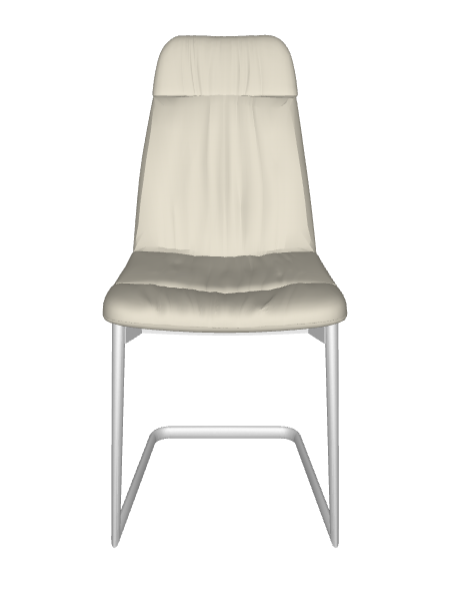 Sedia Kelly Cantilever Cattelan - struttura in acciaio e rivestimento in tessuto, synthetic nubuck, micro nubuck, ecopelle o pelle