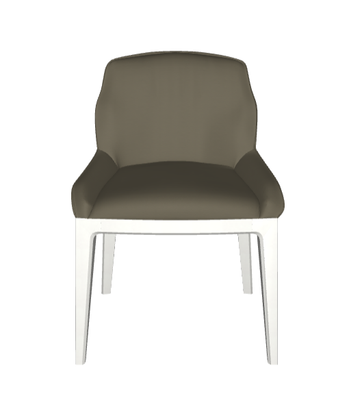 Sedia Musa Cattelan - struttuta in legno e rivestimento in tessuto, synthetic nubuck, micro nubuck, ecopelle o pelle