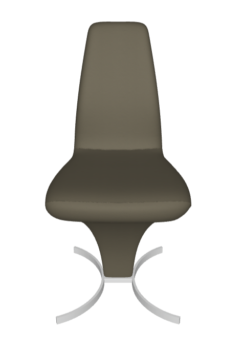 Sedia Betty Cattelan - struttura e base in acciaio e rivestimento in tessuto, synthetic nubuck, micro nubuck, pelle o ecopelle