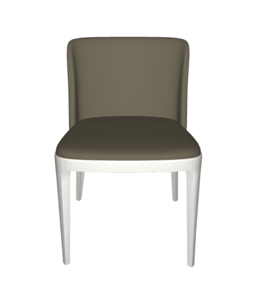 Sedia Magda Cattelan - struttura in legno e rivestimento in tessuto, synthetic nubuck, micro nubuck, ecopelle o pelle