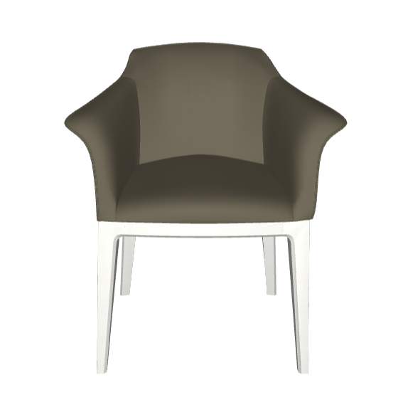 Sedia Musa Cattelan - struttuta in legno e rivestimento in tessuto, synthetic nubuck, micro nubuck, ecopelle o pelle