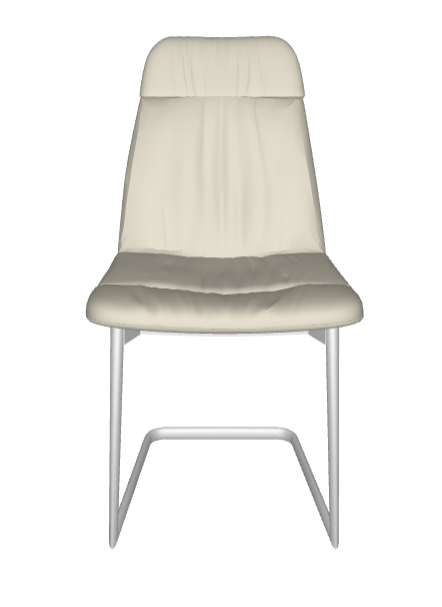 Sedia Kelly Cantilever Cattelan - struttura in acciaio e rivestimento in tessuto, synthetic nubuck, micro nubuck, ecopelle o pelle