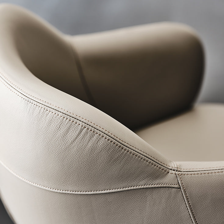 Sedia Bombè X Cattelan - base in acciaio, seduta e schienale in tessuto, synthetic nubuck, ecopelle  o pelle