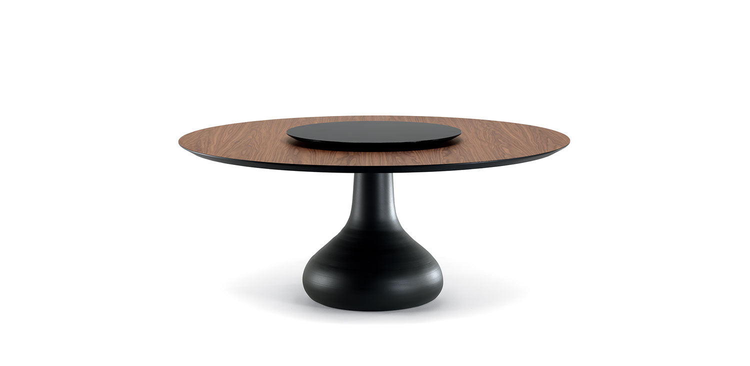 Tavolo Bora Bora Cattelan - base in alluminio e piano in legno