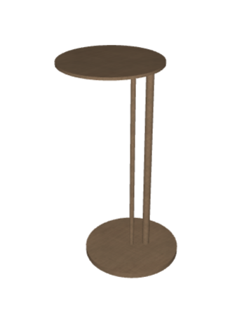 Tavolino Sting Brushed Cattelan - tavolino con struttura in acciaio