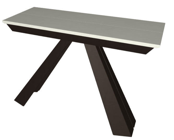 Consolle Convivium Cattelan - base in acciaio e piano in laminato