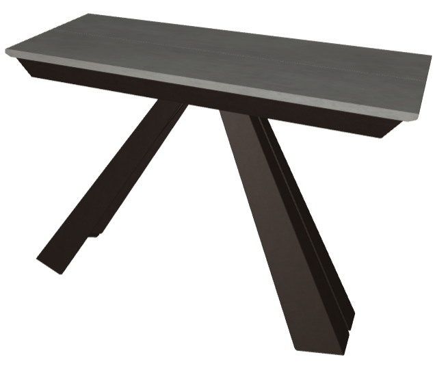 Consolle Convivium Cattelan - base in acciaio e piano in laminato