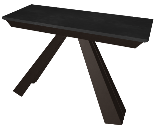 Consolle Convivium Cattelan - base in acciaio e piano in laminato