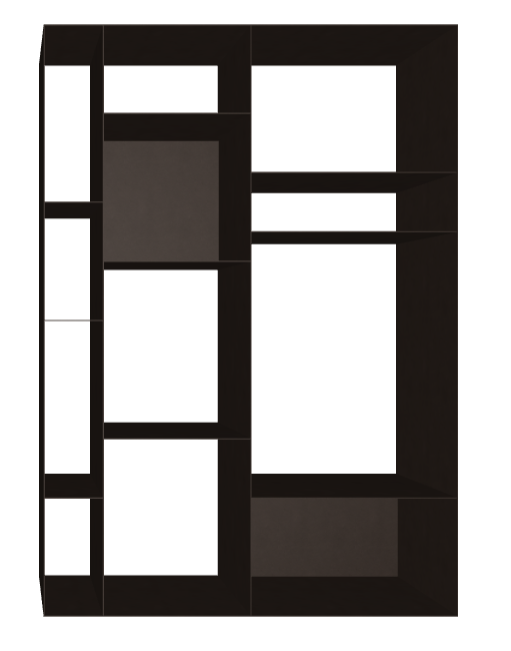 Libreria Latitude Cattelan - libreria con struttura in acciaio