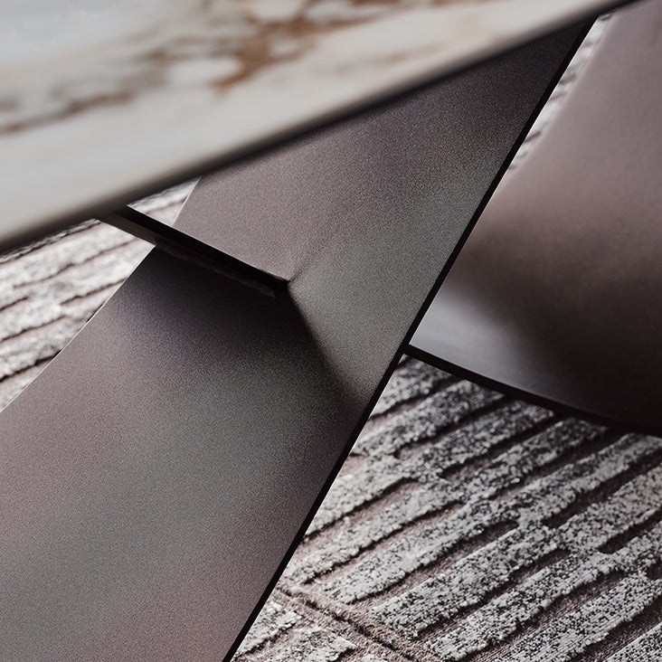 Tavolo Butterfly Keramik - base in acciaio e piano in ceramica (300x120x75h)