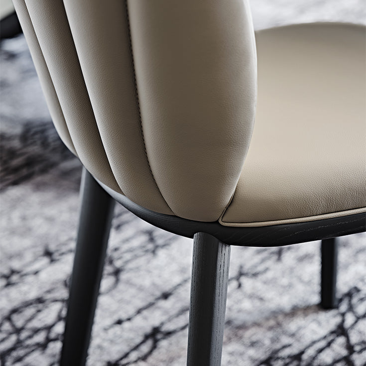 Sedia Chrishell Cattelan - struttura in legno e rivestimento in tessuto, synthetic nubuck, micro nubuck, ecopelle o pelle