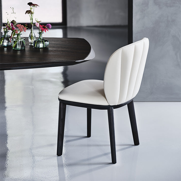 Sedia Chrishell Cattelan - struttura in legno e rivestimento in tessuto, synthetic nubuck, micro nubuck, ecopelle o pelle