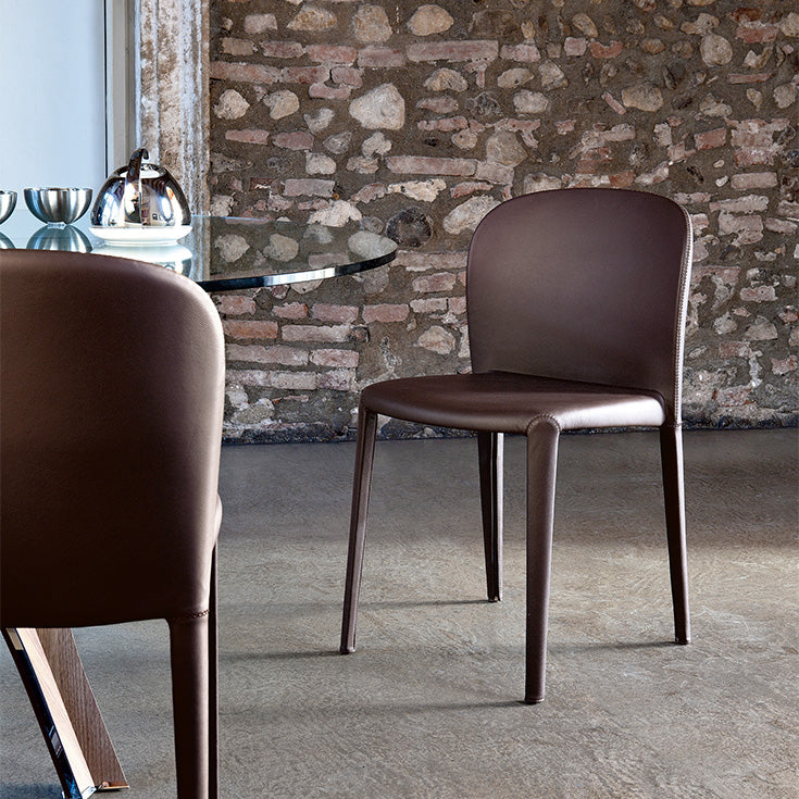 sedia Daisy Cattelan - struttura in acciaio e rivestimento in Rivestimento in tessuto, synthetic nubuck, micro nubuck, ecopelle o pelle