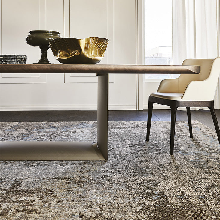 Tavolo Dragon Keramik Premium Cattelan - base in acciaio e piano in ceramica 6 cm  (300x128x74h)