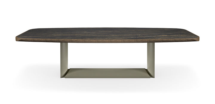 Tavolo Dragon Keramik Premium Cattelan - base in acciaio e piano in ceramica 5 cm