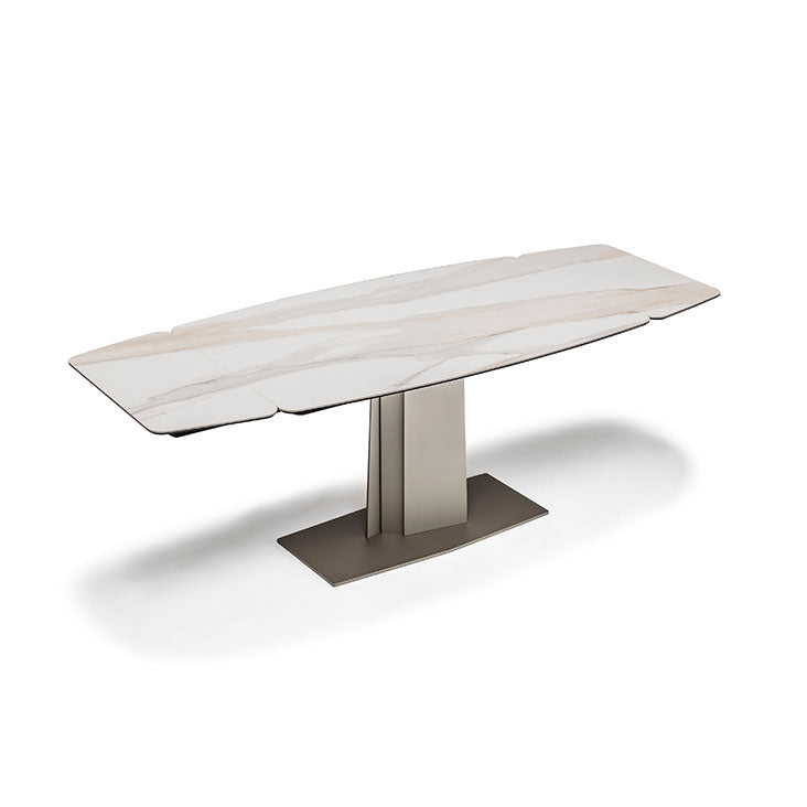 Tavolo DUFFY Keramik Drive - base in acciaio e piano in ceramica