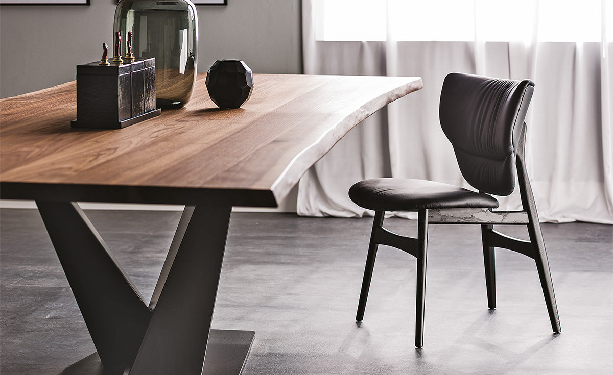 Sedia Dumbo Cattelan - struttura in legno e rivestimento in tessuto, ecopelle, synthetic nubuck o pelle