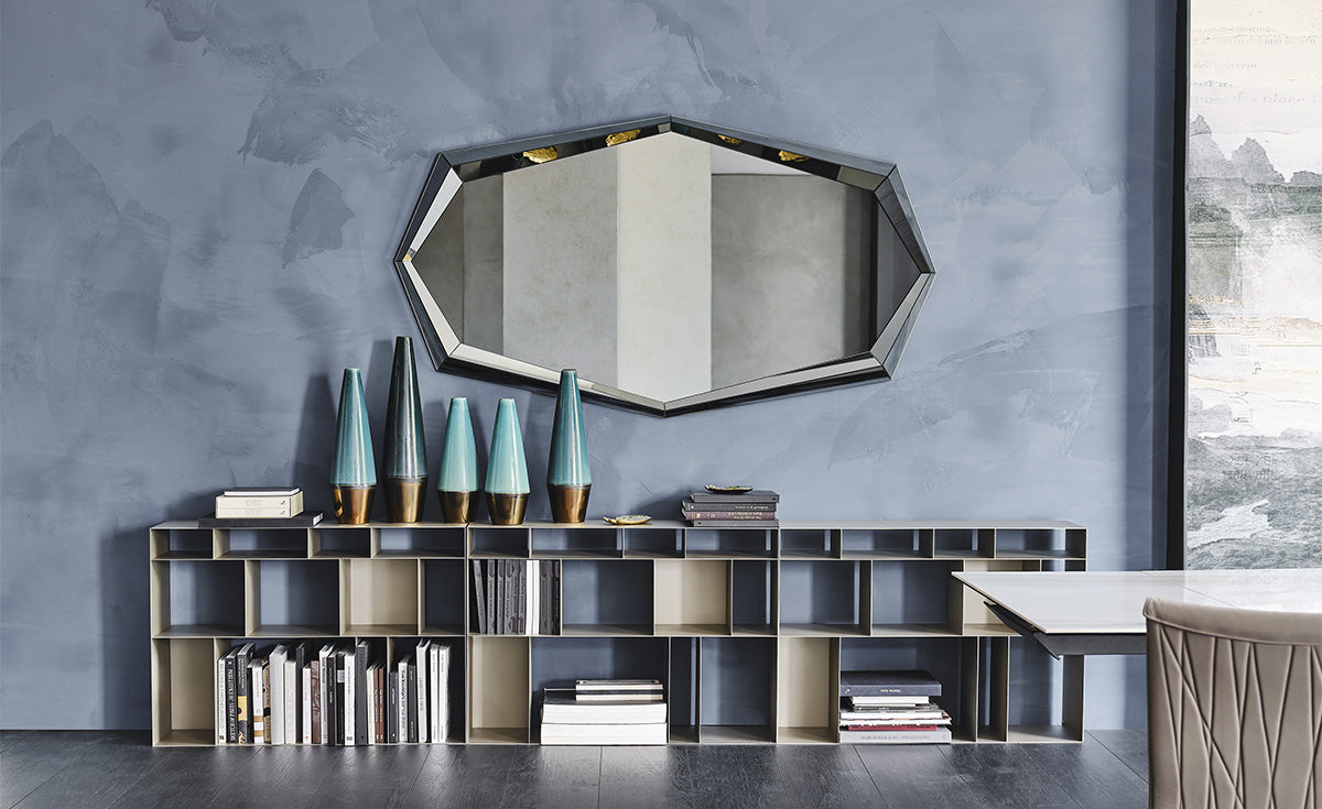 Specchio Emerald Cattelan - specchio da parete in cristallo