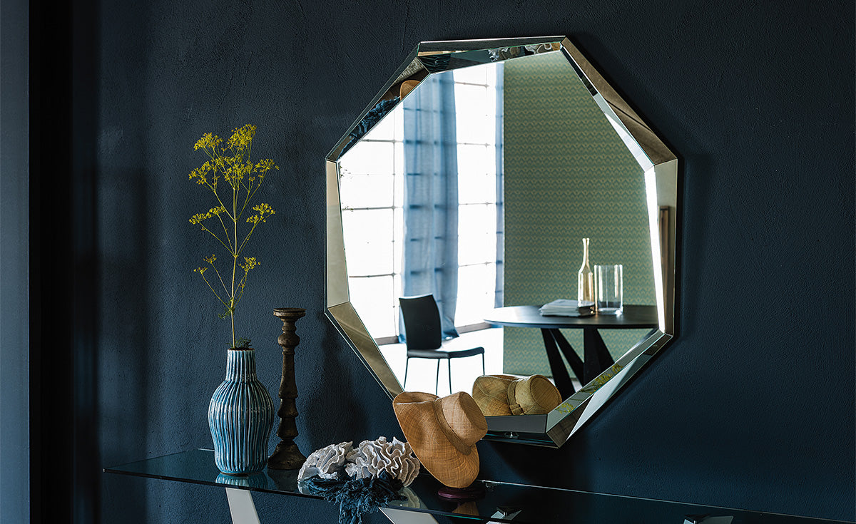 Specchio Emerald Cattelan - specchio da parete in cristallo