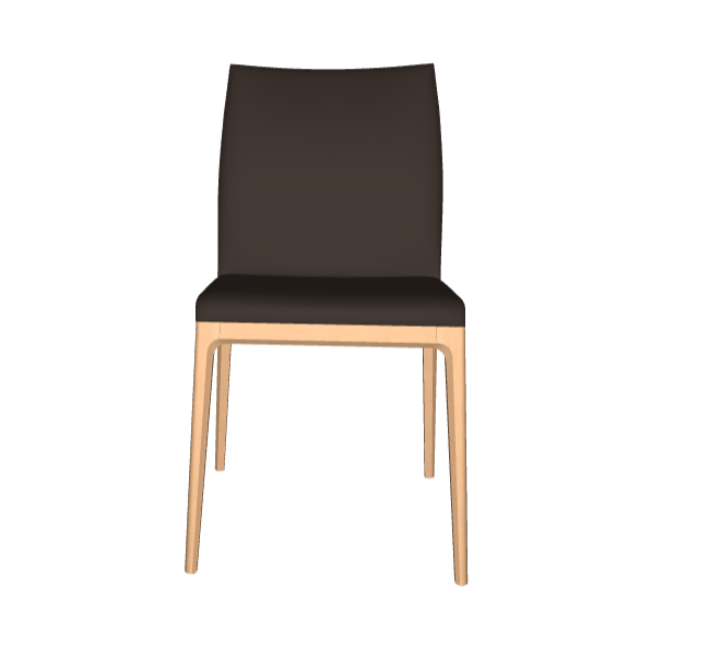 Sedia Arcadia Cattelan - struttura in legno e rivestimento in tessuto, synthetic nubuck, micro nubuck, ecopelle  o pelle