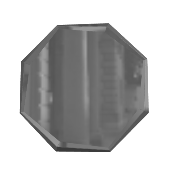 Specchio Emerald Cattelan - specchio da parete in cristallo