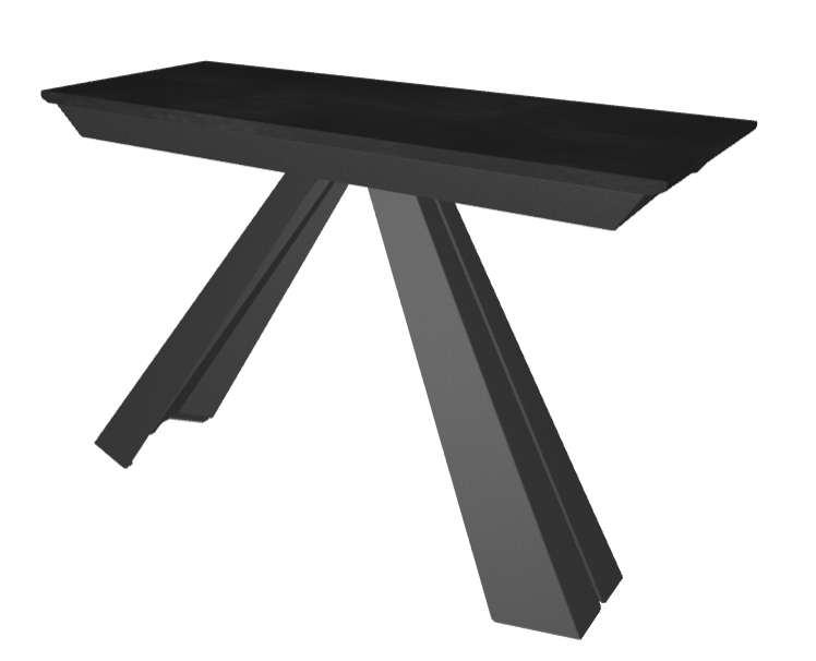 Consolle Convivium Cattelan - base in acciaio e piano in laminato