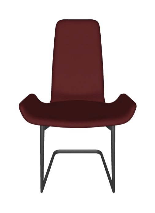 Sedia Flamingo Cantilever Cattelan - struttura in acciaio e rivestimento in tessuto, synthetic nubuck, micro nubuck, ecopelle o pelle